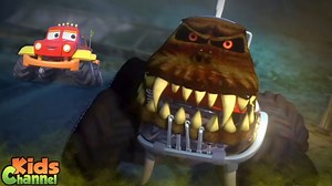It's Halloween Night, Monster Truck Dan Videos - Spooky Song By Kids Channel