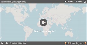 Rotherham 10k Alternative Can Route on plotaroute.com