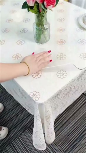 PVC Tablecloth | Waterproof • Easy Clean • Stylish 💧 #PVCtablecloth #waterproof #easyclean#shorts