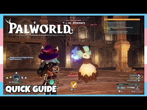 *New Pals* Where To Catch Alpha Nitemary In Palworld *Feybreak Update* | Location Quick Guide