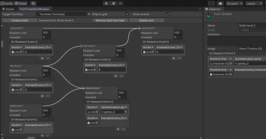 Techtree / Skilltree Creator | Utilities Tools | Unity Asset Store