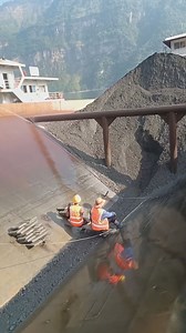 533K views · 5.4K reactions | Barge Unloading 4300 Tons of Crushed Iron Ore | USA Machines Channel | Facebook