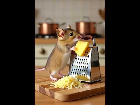Cute Mouse with Cheese 🐭🧀