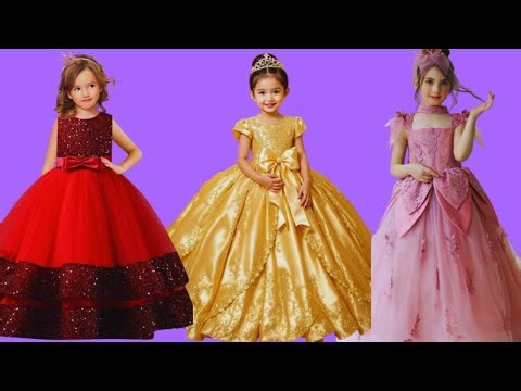 Beautiful Fancy Gown Collection 2025 | Stylish Party Dresses for Little Princess 👑✨