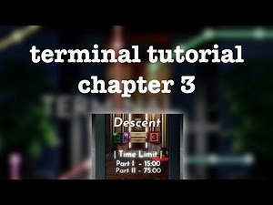 Chapter 3 Terminal Escape Room Tutorial | Roblox
