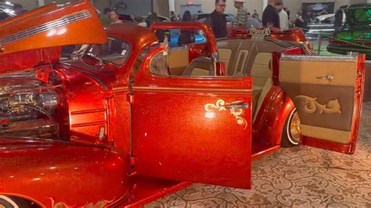 1939 Chevy Convertible at the Low Rider San Antonio Super Show #sickcarsandtrucks | SICK Cars and Trucks