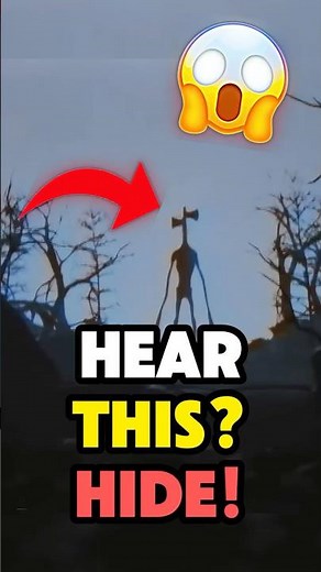 IF YOU HEAR THIS SOUND... HIDE! 😱😱