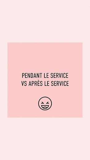 70K views · 542 reactions | Pendant le service VS après le service ! 2 ambiances bien différentes  #humour #cuisine #Employés #chefs #restaurantlife #cuisiniers #saisonniers #serveuse #restaurateurs @bohalondon | Toqués de restauration | Facebook