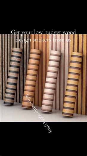 Affordable Wood Design Stickers Available
