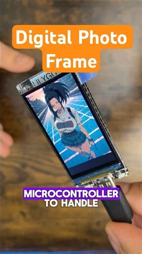 Digital photo frame #esp32