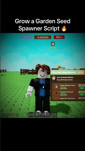 Grow a garden seed spawner script! 🥰🔥