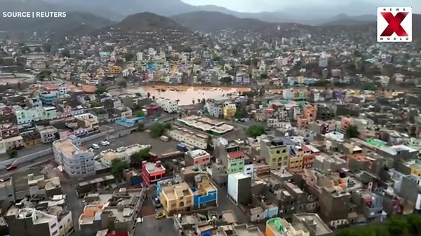 Cape Verde Flood LIVE: Drone captures devastation after massive Cape Verde floods | NewsX World
