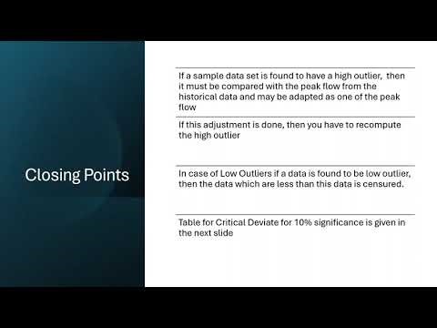 Introduction to Log Pearson Type III Outlier Detection Method