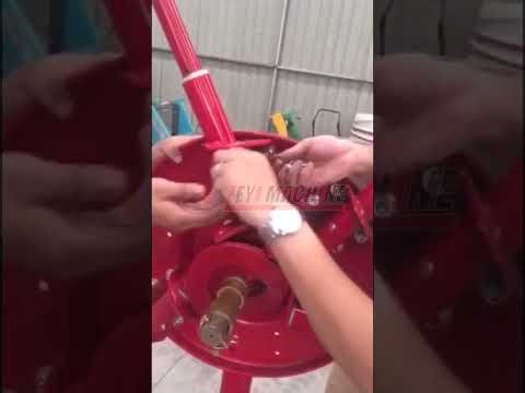 installation video of single rotary hay rake