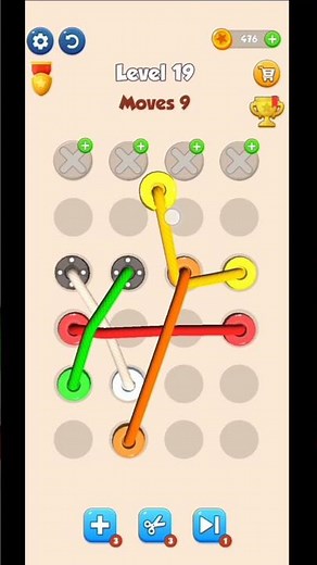 Tangled Rope 3D - Levels 16 to 20 Complete Walkthrough | Fun Gameplay! 🧵✨ #shorts #tangledrope