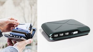 MINI SAFE: The only wallet protecting your privacy and cash.