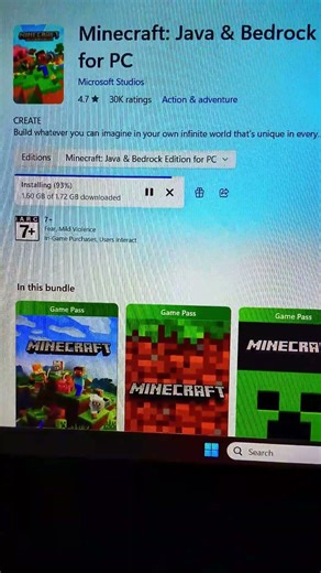 Java Edition🔥 #minecraft #javaedition #noob #shorts