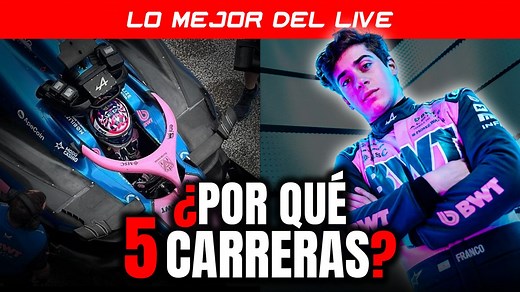 18K views · 555 reactions | Una de las sorpresas más grandes dentro del anuncio de que Franco Colapinto ocupará el asiento de Jack Doohan a partir de Imola, fue que únicamente fue confirmado por 5 Grandes Premios y no para toda la temporada. En este video analizamos las razones de Flavio Briatore para ponerlo a prueba únicamente 5 carreras. | Tu Fórmula | Facebook