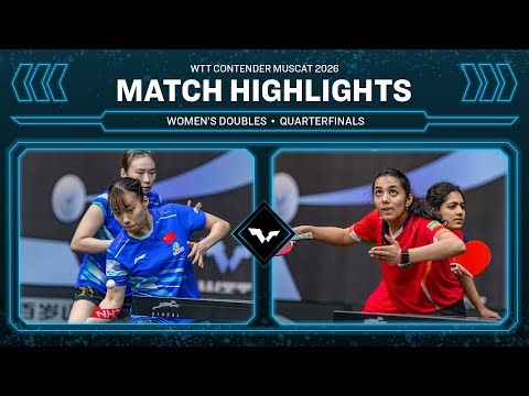 Shi/Wang vs Ghosh/Kotecha | WD QF | WTT Contender Muscat 2026