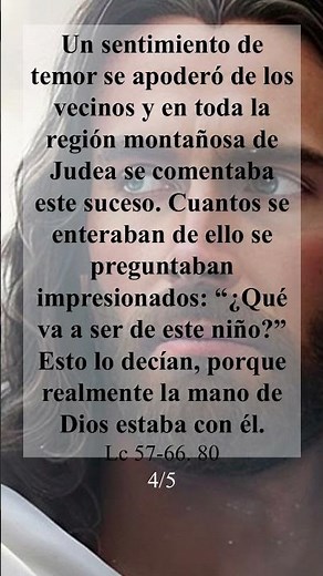 Evangelio de hoy 24 6 26. "El Nacimiento de Juan el Bautista"