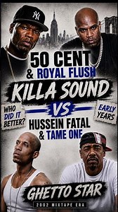 50 Cent vs Hussein Fatal 👀 2002 Mixtape Era #hiphop