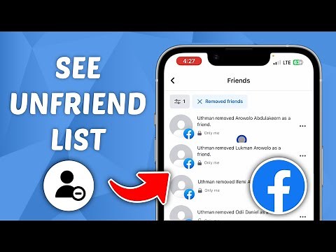 How to See Unfriend List on Facebook - Check Facebook Removed Friends