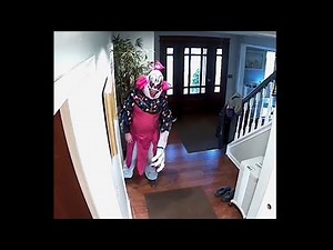 giant scary clown breaks into our house... (HELP)