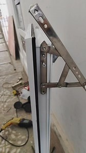 Installation of upvc window hinge hinge #Work #Upvc #DIY #craft #content #creative #USA #USAreels | Yusran Safar