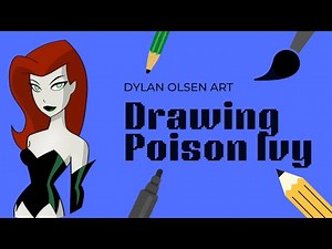 How to Draw Poison Ivy (Step by Step) from the DC Universe
