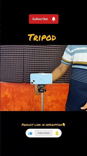 Amazon Basics 3110 Aluminium Tripod with Mobile Phone Holder Mount All Smartphone, Cameras (Silver)