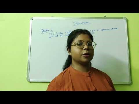 Differentiability, Rolle's Theorem, Lagrange Mean Value Theorem, Cauchy Mean Value Theorem