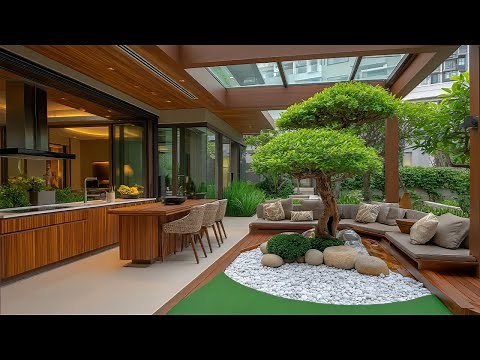 Entertaining Kitchen with Open Layout Interior Design and Indoor Garden Base On B and Q kitchens Set