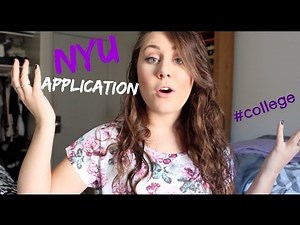 NYU (Tisch) Application Process! | College Life