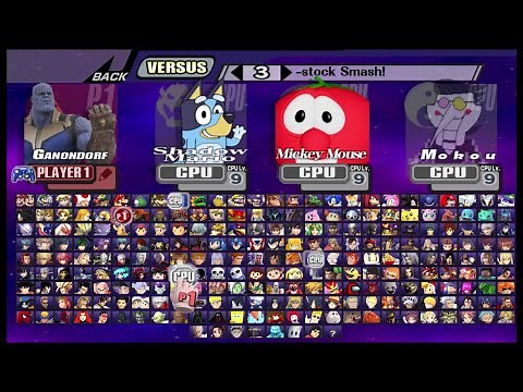 Smash Bros Brawl but with 250+ Characters (Smash Universe 3.0)