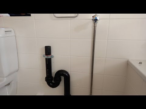 Wasser Anschluss und Ablauf für eine Waschmaschine selber erstellen