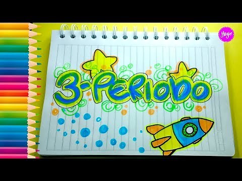 CÓMO DIBUJAR HERMOSOS TERCER PERIODO - LETRA TIMOTEO - Yaye