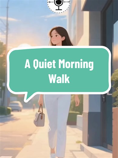 Enjoying a Quiet Morning Walk Routine