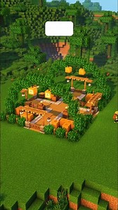 Pumpkin garden Minecraft tutorial #minecraft #minecrafttutorial #minecraftbuild #minecraftbuilding