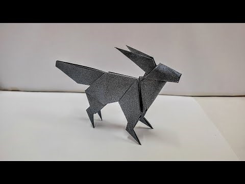 Origami Pokemon Umbreon Easy - How To Make Pokemon Umbreon Easy - Origami Instructions