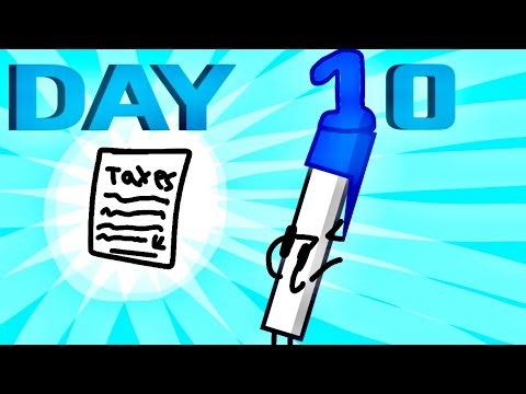 Animating a BFDI Character everyday - Day 10: Pen