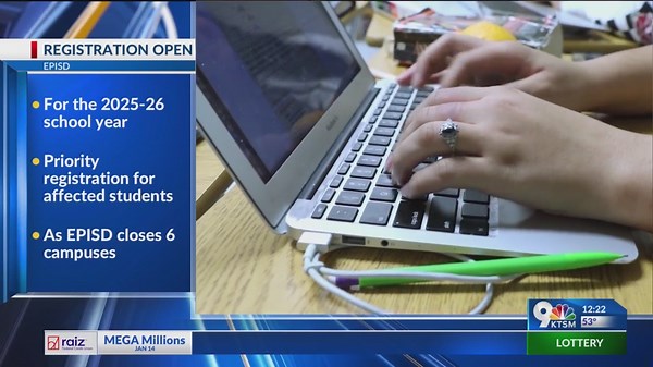 Priority registration opens for EPISD students affected by school closures