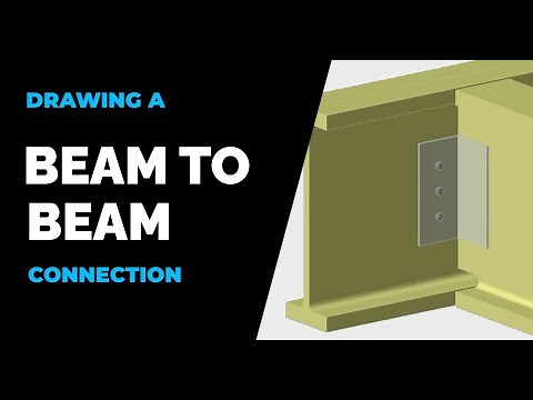Beam to Beam steel connection - cope, draw clips angles and fasterners