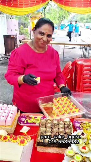Elegant Dessert Table Set-Up by Paru Cake House