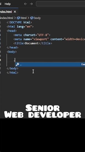HTML tricks 01 | Junior vs senior web developer #coding