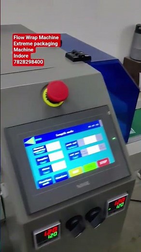 Papad Packing Flow Wrap Machine!! Flow Wrap Machine 350 model #flowwrappingmachine