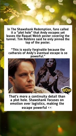 The Shawshank Redemption “Plot Hole” Explained — Andy’s Escape Detail Clarified by Tim Robbins
