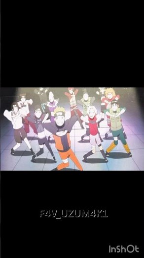 NARUTO CHARACTERS DANCING #naruto #uzamakinaruto #animeedit #dancing