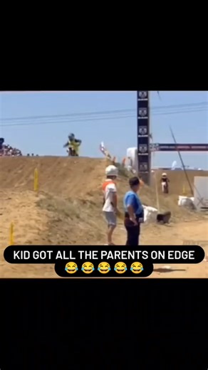 Motocross Action: Kids Thrill Spectators on the Track