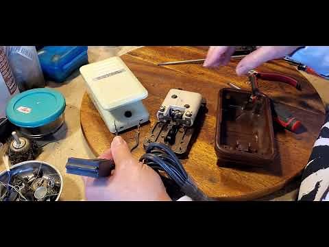 How to rewire a sewing machine foot pedal