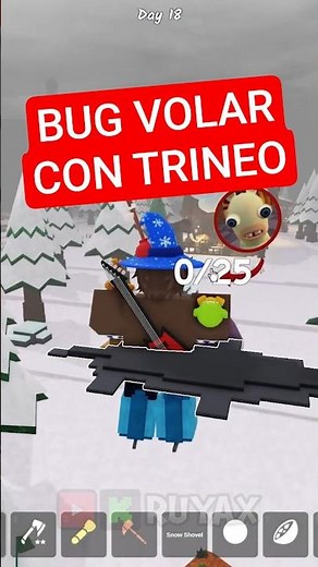 BUG HOW TO FLY WITH THE SLEDGE | FACTS YOU DIDN'T KNOW ABOUT 99 NIGHTS IN THE WOODS (ROBLOX)